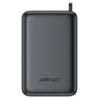 Зовнішній акумулятор ACEFAST M14 PD20W power bank with cable 20000mAh Black (Цвет 7073) - фото № 5