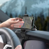 Автотримач для телефона Baseus Big Mouth Pro Car Mount（Applicable to centre console）Black (Black)- № 4