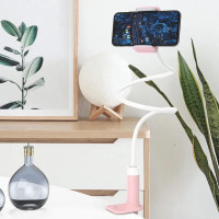 Тримач для телефона HOCO PH23 Balu mobile phone stand Pink White (Цвет Pink White) - фото № 7