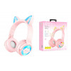Навушники BOROFONE BO15 Cat ear BT headphones Girl Pink - изображение 3