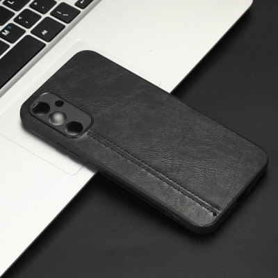Чохол для смартфона Cosmiс Leather Case for Samsung Galaxy A54 5G Black (CoLeathSA54Black) - изображение 5