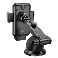 Автотримач для телефона HOCO H37 Cheetah car holder(center console) Black (Колір Черный) - фото № 6