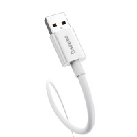 Кабель Baseus Superior Series Fast Charging Data Cable USB to Type-C 100W 1m Moon White (Колір Moon White) - фото № 4