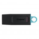 Флеш-накопичувач Kingston USB 3.2 DT Exodia 64GB Black/Teal