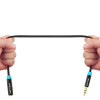 Аудіокабель Vention Cotton Braided 3.5mm Audio Extension Cable 5M Black Metal Type (VAB-B06-B500-M) (Black)- № 3