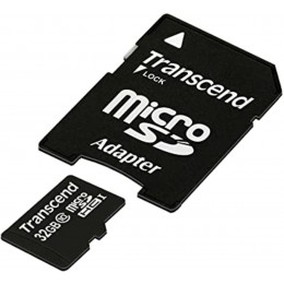 microSDHC Transcend 32Gb class 10 (adapter SD)