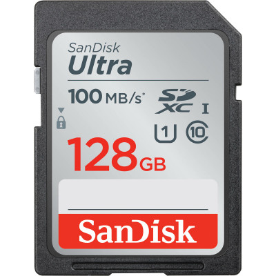 SDXC (UHS-1) SanDisk Ultra 128Gb class 10 (100Mb/s) - зображення 1