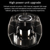 Ферофлюїдна музична лампа Pentagram Magnetic Fluid Audio Lamp Black (7073)- № 7