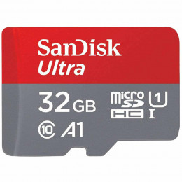 microSDHC (UHS-1) SanDisk Ultra 32Gb class 10 A1 (98Mb/s, 653x)