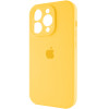 Чохол для смартфона Silicone Full Case AA Camera Protect for Apple iPhone 14 Pro Max 56,Sunny Yellow (FullAAi14PM-56) - изображение 2