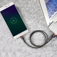 Кабель Baseus cafule Cable USB For Micro 2A 3m Red+Black (Колір Red-Black) - фото № 8