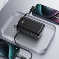Зовнішній акумулятор ACEFAST M14 PD20W power bank with cable 20000mAh Black (Цвет 7073) - фото № 8