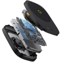 Бездротовий зарядний пристрій з кулером для мобільного Baseus MagPro II Series Ultra-Thin Magnetic Phone Cooler (with Wireless Charger) Cosmic Black (Цвет Black) - фото № 7