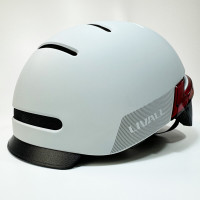 Захисний шолом Livall BH51M NEO (L) Sandstone Grey (57-61см), акустика, мікрофон, сигнали поворотів та стопів, додаток, пульт BR80, Bluetooth (Колір Sandstone Gray) - фото № 4