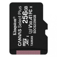 Карта пам'яті microSDXC (UHS-1) Kingston Canvas Select Plus 256Gb class 10 А1 (R-100MB/s)