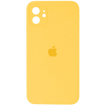 Чохол для смартфона Silicone Full Case AA Camera Protect for Apple iPhone 11 56,Sunny Yellow - зображення 1