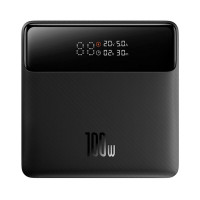 Зовнішній акумулятор Baseus Blade Power Digital Display Fast Charging Power Bank  HD Edition 20000mAh 100W Black (Колір Black) - фото № 4