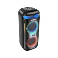 Портативна колонка HOCO HA13 Max Ramon outdoor BT speaker with two wireless microphones Black (Цвет 7073), Атикул k57034 |  купить на VILKI.NET - фото № 1