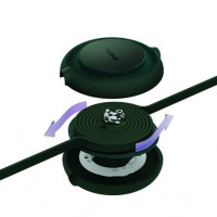 Кабель Baseus Bright Mirror 2 Series Retractable 3-in-1 Fast Charging  Data Cable USB to M+L+C 3.5A 1.1m Green (Цвет Зелёный) - фото № 4