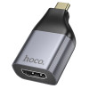 Перехідник HOCO UA33 Type-C to HDTV adapter Metal Gray k57939 - № 1 Перехідник HOCO UA33 Type-C to HDTV adapter Metal Gray (Metal Gray) Hoco - № 1