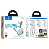 Бездротові навушники HOCO EQ16 Shine true wireless ANC+ENC Noise Reduction BT headset Blue glaze (Blue-Glaze)- № 5