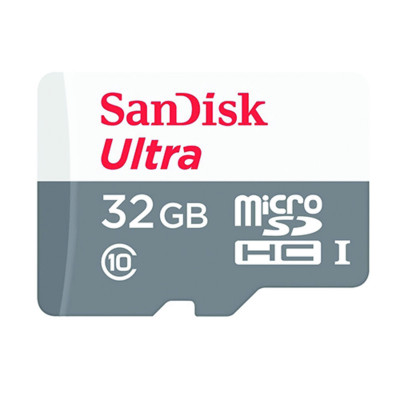 microSDHC (UHS-1) SanDisk Ultra 32Gb class 10 A1 (100Mb/s) - изображение 1