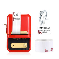 Термопринтер для друку наклейок NIIMBOT B21S Red (Колір 7070) - фото № 6
