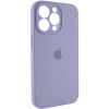 Чохол для смартфона Silicone Full Case AA Camera Protect for Apple iPhone 13 Pro 28,Lavender Grey - изображение 3