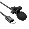 Мікрофон-петличка HOCO L14 iP Lavalier microphone Black (6931474761149) - изображение 3
