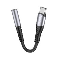 Кабель-перехiдник HOCO LS33 Type-C Digital 3.5 Audio converter Metal Gray (Цвет Metal Gray) - фото № 3