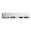 USB-Hub Baseus Thunderbolt C+ Dual Type-C to USB3.0/HD4K/Type-C Female HUB Converter Deep Space Grey