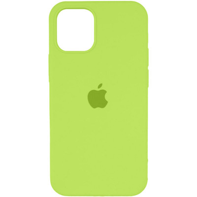 Чохол для смартфона Silicone Full Case AA Open Cam for Apple iPhone 12 24,Shiny Green - зображення 1
