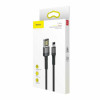 Кабель Baseus Cafule Cable（Special Edition）USB For iP 1m Grey+Black (Темно-серый)- № 5