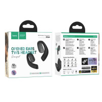 Бездротові навушники HOCO EQ4 Graceful true wireless BT headset Black (Цвет Черный) - фото № 4