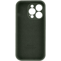Чохол для смартфона Silicone Full Case AA Camera Protect for Apple iPhone 15 Pro 40,Atrovirens (Колір Atrovirens) - фото № 4