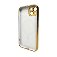 Чохол для смартфона AG Glass Sapphire Frame MagSafe Logo for Apple iPhone 14 Gold (Колір 30791) - фото № 2