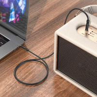 Аудіокабель BOROFONE BL16 Clear sound AUX audio cable Black (Цвет Черный) - фото № 4