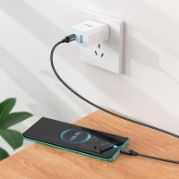 Кабель HOCO X89 Wind 60W charging data cable Type-C to Type-C Black (Цвет Черный) - фото № 4