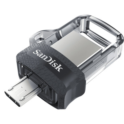 Flash SanDisk USB 3.0 Ultra Dual Drive OTG M3.0 256Gb (150Mb/s) (SDDD3-256G-G46) - изображение 1
