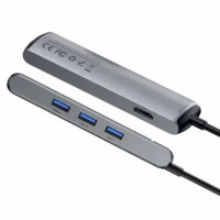 USB-хаб Baseus mechanical eye Six-in-one smart HUB docking station (Type-C to PD of HDMIUSB3.03RJ45 (Колір Space Gray) - фото № 2