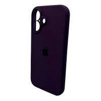 Чохол для смартфона Silicone Full Case AA Camera Protect for Apple iPhone 16 59,Berry Purple (Колір Berry Purple) - фото № 5