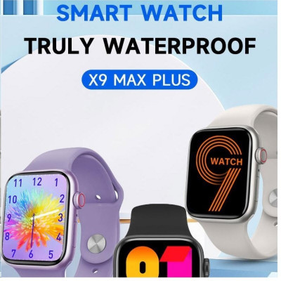 Смарт-годинник BIG X9 Max Plus IP67+NFC+GPS Purple - зображення 2