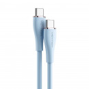 Кабель Vention USB 2.0 C Male to C Male 5A Cable 1M Light Blue Silicone Type (TAWSF)