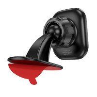 Автотримач для телефона HOCO H30 Brilliant magnetic car holder(center console) Black (Колір Черный) - фото № 4