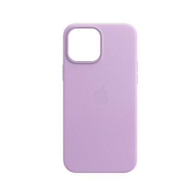 Чохол для смартфона Leather AAA Full Magsafe IC for iPhone 15 Pro Max Elegant Purple - зображення 1