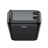 Зовнішній акумулятор ACEFAST M14 PD20W power bank with cable 20000mAh Black (Цвет 7073) - фото № 3
