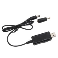 Кабель перетворювач USB-DC 5v to 9v/12v (1m) + перехідник 3.5mm (Цвет Black) - фото № 5