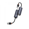 USB-Хаб Baseus Lite Series Ethernet Adapter USB-A to RJ45 LAN Port (100Mbps) Black (7073)- № 5