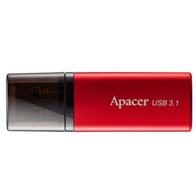 Flash Apacer USB 3.1 AH25B 64Gb Red (AP64GAH25BR-1) - зображення 2