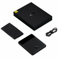 Зовнішній акумулятор Baseus Blade Power Digital Display Fast Charging Power bank 20000mAh 100W Black (Цвет Черный) - фото № 6